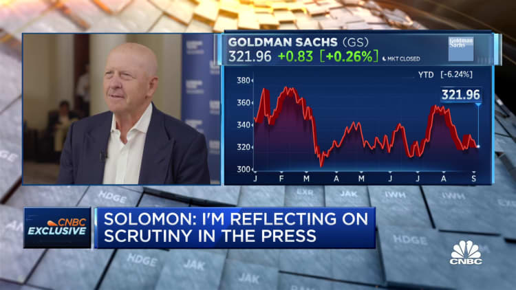 Goldman Sachs CEO Solomon : Je ne reconnais pas cette caricature que j'ai dessinée