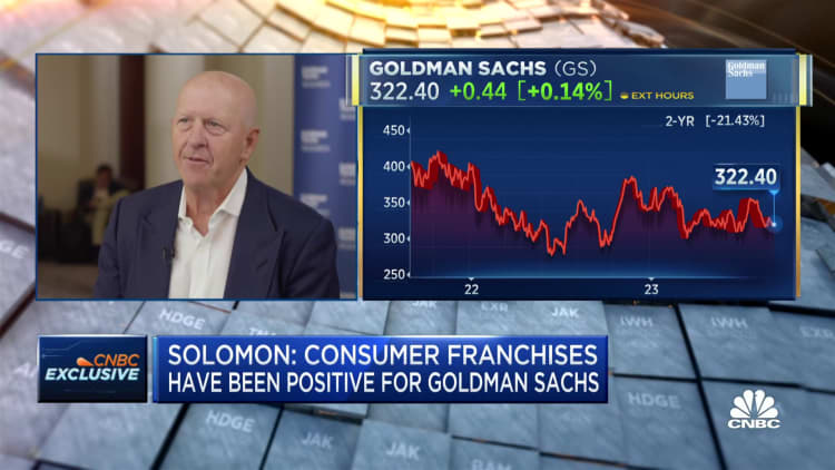 David Solomon, PDG de Goldman Sachs : 